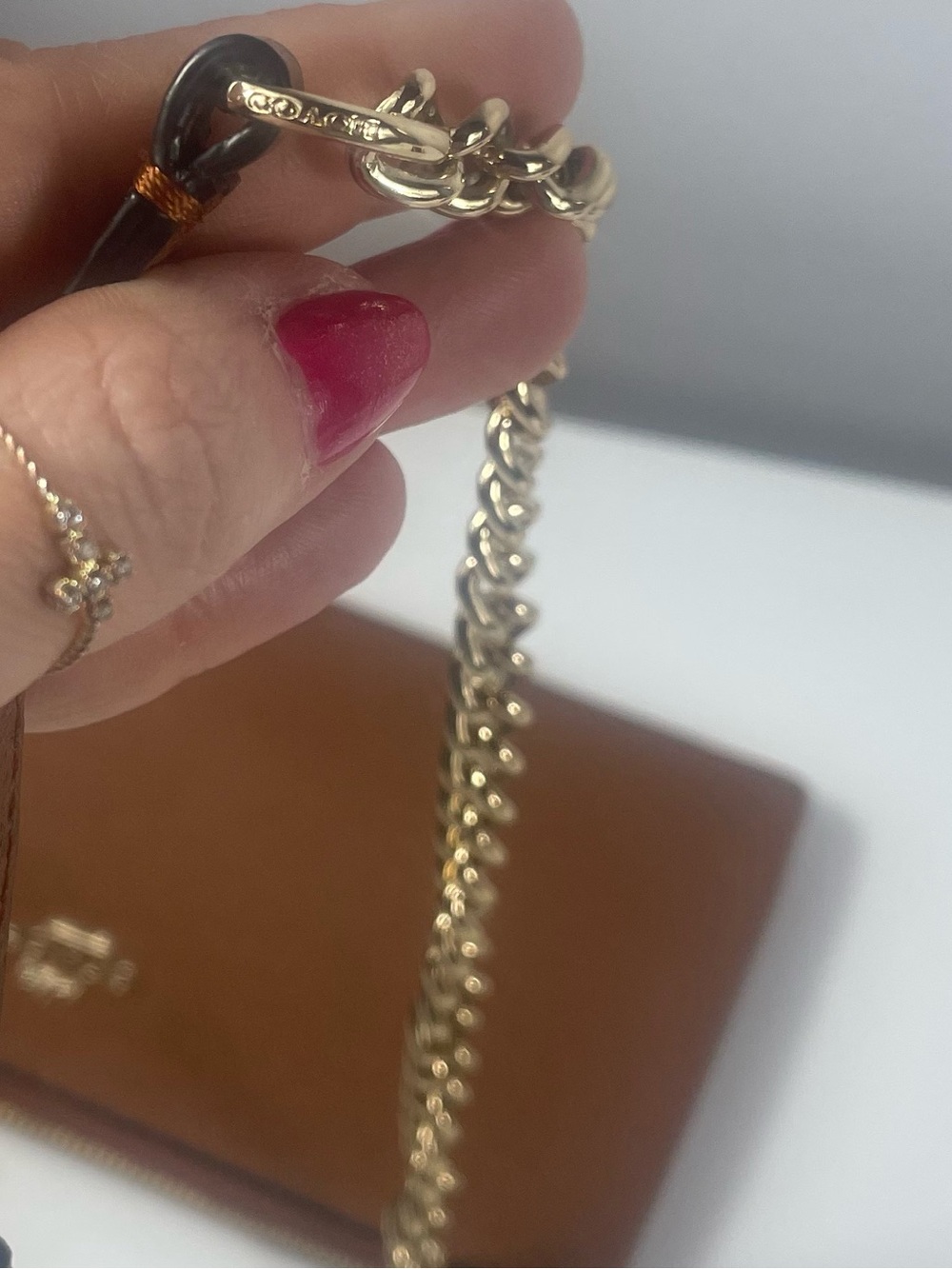 Coach Kylie Textured Leather Crossbody - Picture 7 of 12